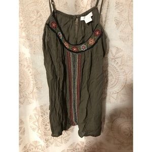 Super Cute Army Green Tank
